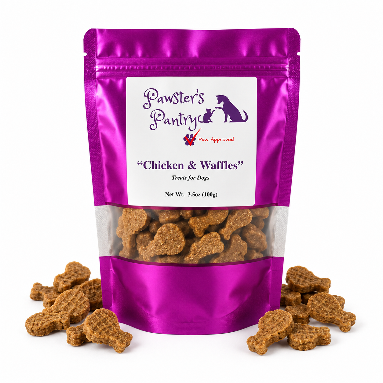 Chicken & Waffles - Soft and Chewy Dog Treats