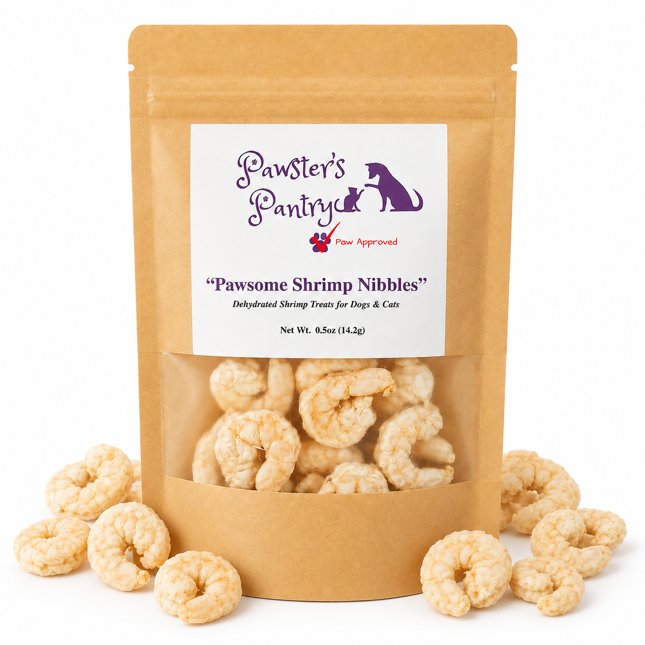 Pawsome Shrimp Nibbles - Dehydrated Shrimp Treats